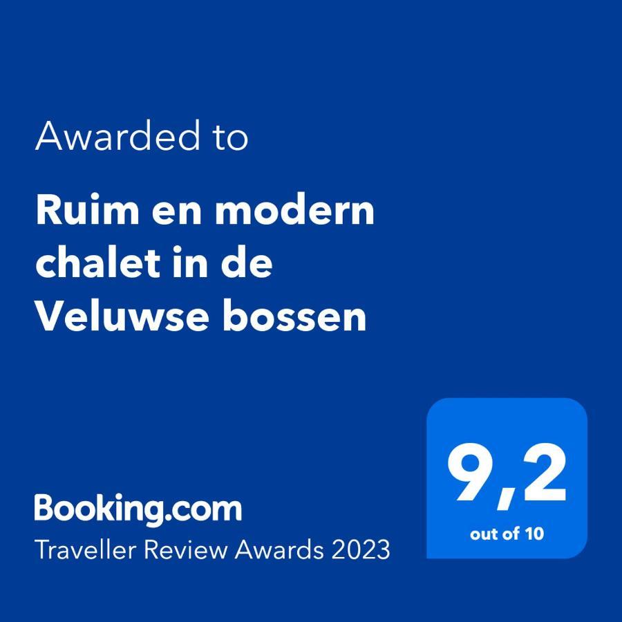 Ruim En Modern Chalet In De Veluwse Bossen Putten Exterior foto
